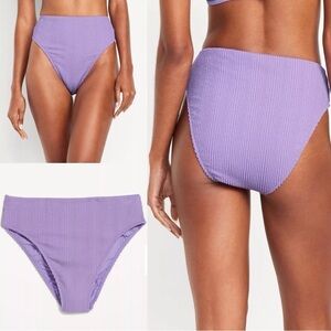 Old Navy Extra High-Waisted French-Cut Bottoms Small NWT